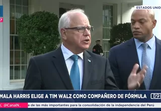 Estados Unidos: Kamala Harris elige a Tim Walz como compañero de fórmula