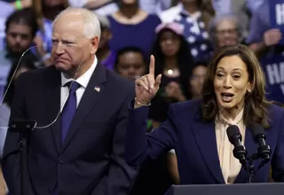 Estados Unidos: Kamala Harris y Tim Walz dieron su primer mitin ante los demócratas