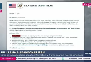 Estados Unidos pide a sus ciudadanos abandonar Irán ante escalada de protestas