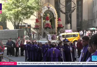 Estados Unidos: Procesión del Señor de los Milagros en Nueva York