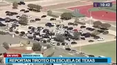 Estados Unidos: Reportan tiroteo en un instituto de secundaria en Texas - Noticias de tiroteos