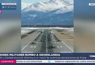 Estados Unidos y Canadá despliegan aviones militares a Groenlandia