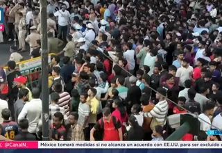 Estampida en India deja 11 muertos y decenas de heridos