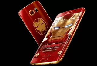 Este es el Galaxy S6 Edge que acaba de lanzar Samsung, versión Iron Man