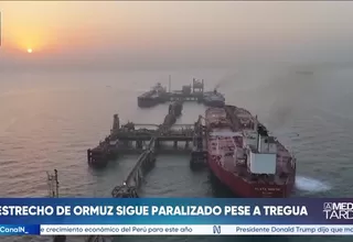 El estrecho de Ormuz paralizado pese a tregua entre Irán y EE.UU