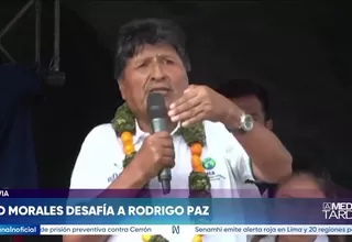Evo Morales desafía al presidente de Bolivia a ir al Chapare