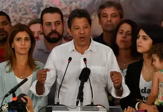 Fernando Haddad pidió respeto por sus "45 millones" de votantes en Brasil