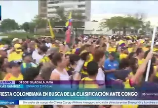 La fiesta colombiana en busca de la clasificación ante Congo