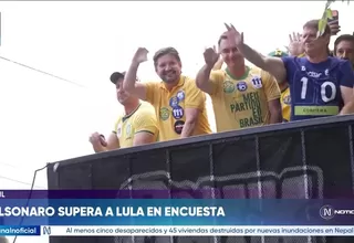 Flávio Bolsonaro lidera la intención de voto para la segunda vuelta en Brasil