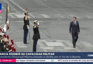 Francia celebra 'Día de la Bastilla' con despliegue militar