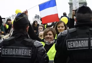 Francia: "chalecos amarillos" se manifestaron sin incidentes