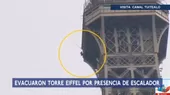 Francia: evacúan la Torre Eiffel luego de que se viera a un hombre escalándola - Noticias de torre-eiffel