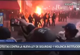 Francia: Miles de personas protestan contra ley de seguridad tras caso de violencia policial