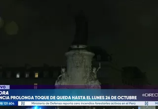 Francia prolonga el toque de queda hasta el lunes 26 de octubre