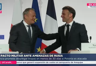 Francia promete asistencia militar a Polonia si es atacada