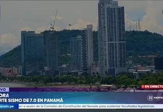 Panamá: Fuerte sismo de magnitud 7.6 se registró al oeste de Tonosí