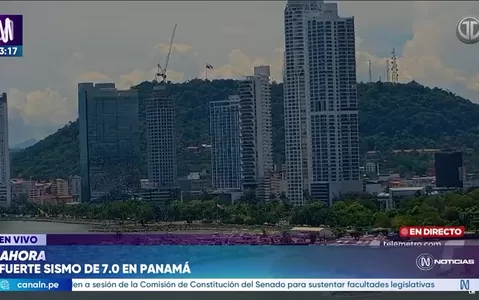 Fuerte sismo de magnitud 7.6 sacude Panamá y activa protocolos de emergencia