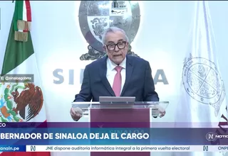 Gobernador de Sinaloa Rubén Rocha Moya deja el cargo por presuntos nexos con el narco