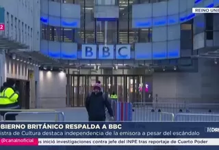 Gobierno británico defiende a la BBC tras polémica por Trump