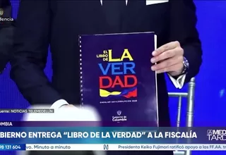 Gobierno de Colombia entrega el "Libro de la Verdad" a Fiscalía