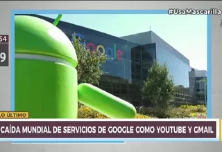 Google sufrió caída de sus servicios en todo el mundo, incluido Gmail y YouTube