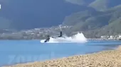 Grecia: dos personas murieron tras caer helicóptero al mar - Noticias de cuatro-personas