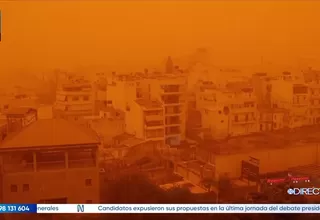 Grecia: tormenta de polvo afectó Creta y causó emergencia
