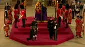 Guardia se desmayó frente al féretro de la reina Isabel II - Noticias de desmaya