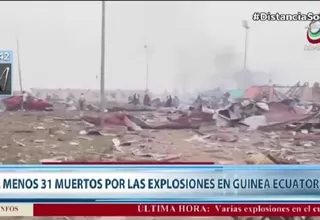 Guinea Ecuatorial: Suben a 31 los muertos por explosiones en Bata