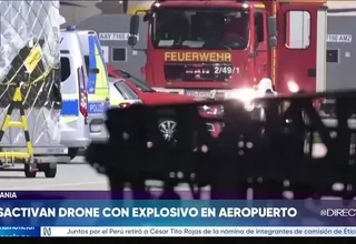 Hallan dron explosivo cerca de un avión ucraniano en Alemania