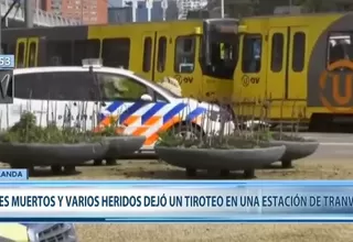 Holanda: tiroteo en Utrecht dejó al menos tres muertos y nueve heridos