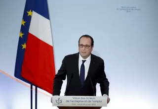 Hollande proclama un "estado de emergencia" contra el paro en Francia