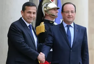 Humala y Hollande coinciden en acelerar negociaciones para la COP21