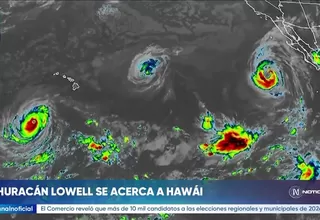 Huracán Lowell de categoría 3 amenaza a Hawái con graves lluvias