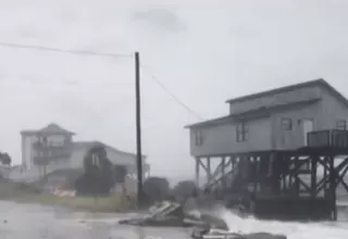 Huracán Michael se degradó a tormenta tropical tras dejar dos muertos 