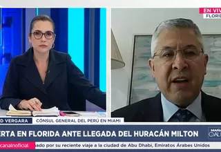 Cónsul general del Perú en Miami: De 12 mil a 15 mil peruanos están en la zona de alerta