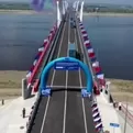 Inauguran puente de carretera que une China y Rusia