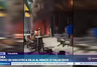 Un incendio en Bangkok deja al menos 27 muertos y 18 heridos