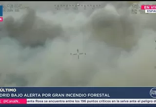 Incendio forestal en Madrid obliga a evacuar varias zonas urbanas