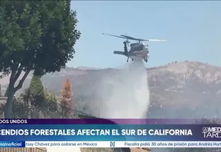 El incendio Sandy en California consume más de 700 hectáreas