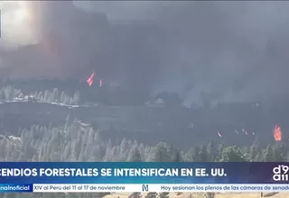 Incendios forestales en EE. UU. obligan a evacuar a 65000 personas por emergencia