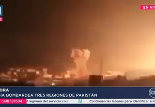 India bombardeó tres regiones de Pakistán