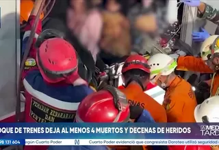 Indonesia: choque de trenes dejó al menos 4 muertos y heridos