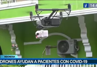 Indonesia: Drones ayudan a pacientes con COVID-19