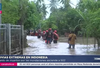 Indonesia registra 593 muertos y más de un millón de damnificados tras graves inundaciones