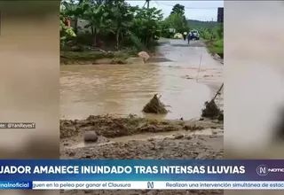 Inundaciones en Ecuador dejan más de 30 mil afectados por El Niño
