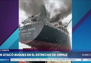 Irán atacó al menos cuatro barcos en el estrecho de Ormuz
