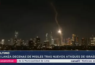 Irán lanza misiles contra Israel tras nuevos ataques