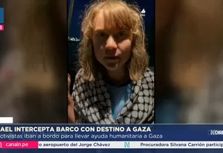 Israel intercepta barco con Greta Thunberg rumbo a Gaza
