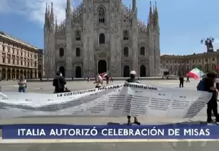 Italia: Autorizan celebración de misas desde el 18 de mayo